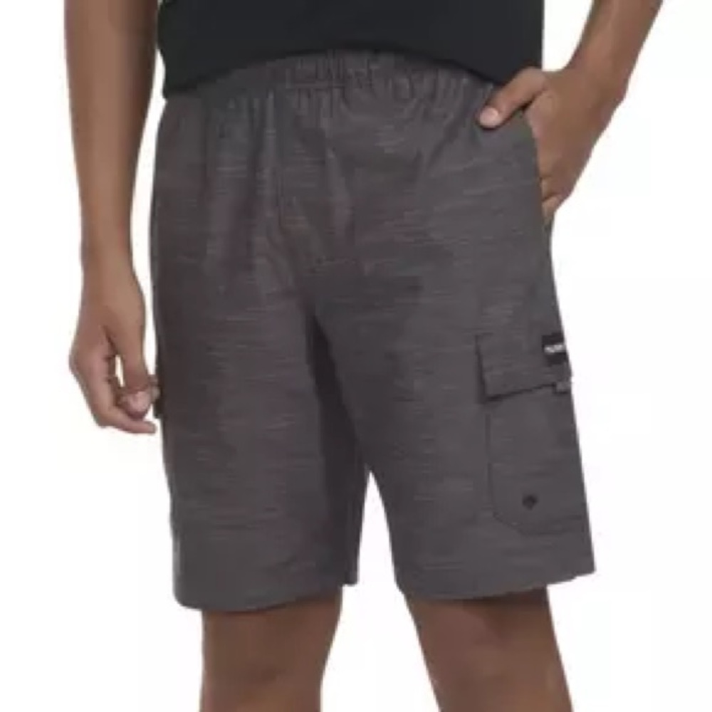 💜 2/$25 Hurley Boy's Gray Cargo Shorts
